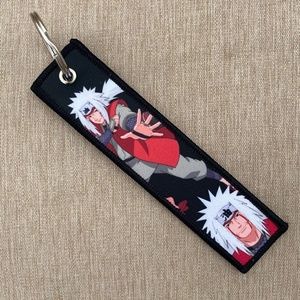 NEW Naruto Jiraiya Jet Tag Keychain